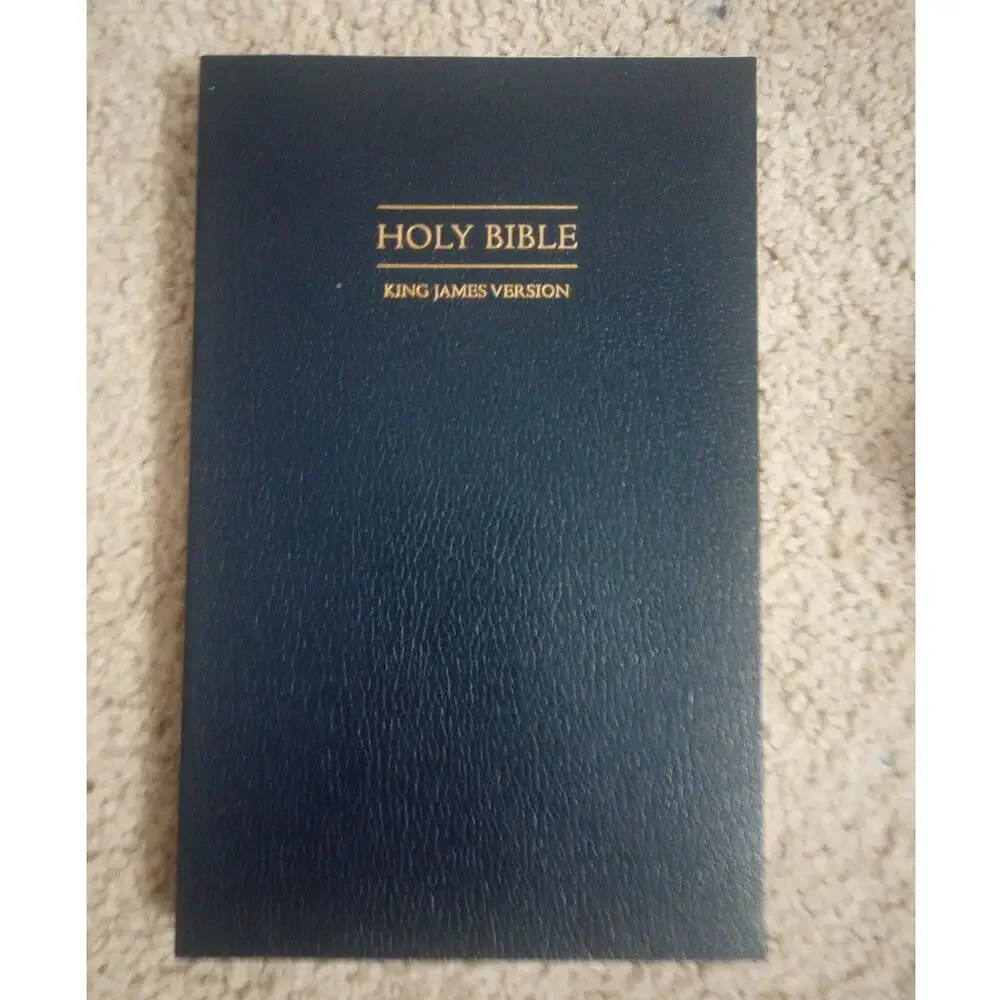 The Holy Bible King James Version KJV‎ Navy Blue